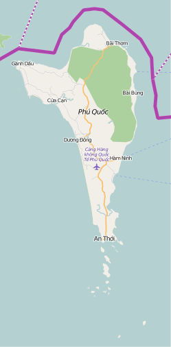 Bản đồ Phú Quốc.