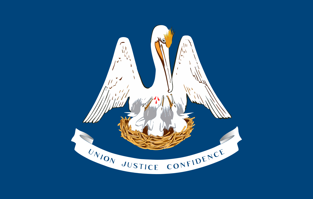 Flag of Louisiana.svg