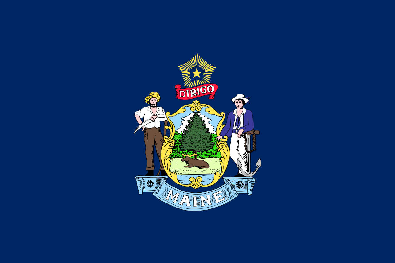 Flag of Maine.svg